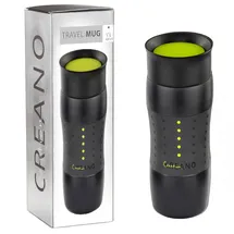 Creano Travel-mug 400ml Grün isolierend aus Edelstahl & Gr.: onesize
