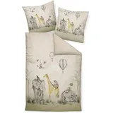 JANINE Modern Art S42097-07 Beige 135 x 200 cm + 80 x 80 cm