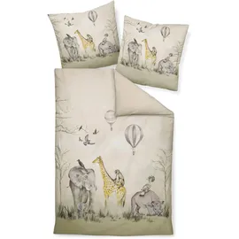 JANINE Modern Art S42097-07 Beige 135 x 200 cm + 80 x 80 cm