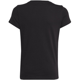 adidas Essentials Big Logo Cotton T-Shirt Kinder 095A - black/selufu 140
