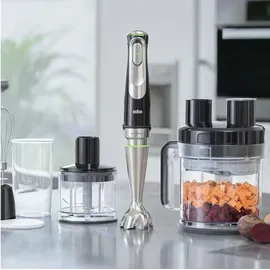 Braun MultiQuick 9 MQ 9195XLI Stabmixer premium schwarz/edelstahl