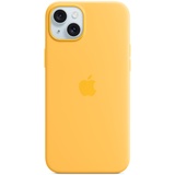 Apple iPhone 15 Plus Silikon Case mit MagSafe - Warmgelb