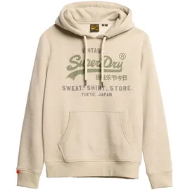 Superdry Vl Heritage Relaxed Kapuzenpullover Pelican Beige Marl XL