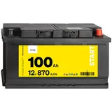 Denagi 100Ah Autobatterie 12V Blei-Säure Hohe Startkraft 870A