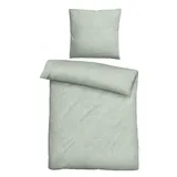 biberna Bettwäsche 135 x 200 cm Musselin Beige Natur