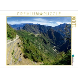 CALVENDO Puzzle CALVENDO Puzzle Machu Picchu, 2.360 m ü. M., Peru 1000 Teile Lege-Größe 64 x 48 cm Foto-Puzzle Bild von Olaf Bruhn, 1000 Puzzleteile