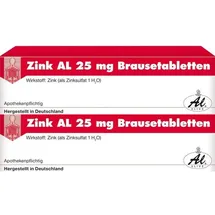 Aliud Zink AL 25 mg Brausetabletten