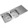 Teka UNIVERSE 80 T-XP 2C 1E, Aufsatzwanne, Rechteckig, Edelstahl, Edelstahl, 2 Becken, Rechteckig - Silber
