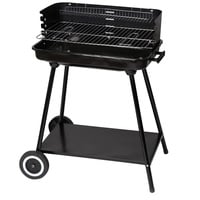 BigBuy Grill Milena Schwarz 57 x 38 x 80