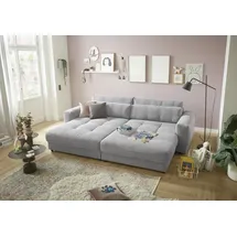 ed exciting design Big-Sofa Polyester 2-Sitzer Hellgrau