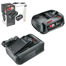 Bosch Akku-Starterset 18 V mit 2,5 Ah & Ladegerät AL 18 V-44