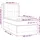 vidaXL Boxspringbett 100 x 200 cm Dunkelgrau