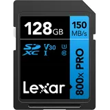 Lexar SDXC 800x PRO 128GB UHS-1 V30 Serie Blue