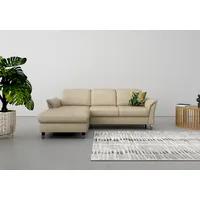 sit&more Ecksofa »Maggiore L-Form«, wahlweise mit Kopfteilverstellung, Bettfunktion und Bettkasten beige