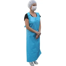 Body Products Medi-Inn PE-Schürzen, Extra-stark, glatte Oberfläche blau / 75 x 140 cm / 10 x 50 = 500 Stück