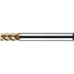 VHM Eckradiusfräser lang Helix 45° TISIN Beschichtung 3XR0,2mm 4HCR030002S06