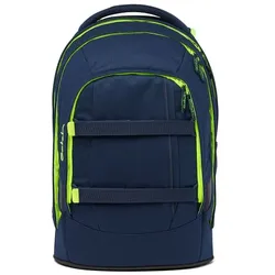 Satch pack Schulrucksack 45 cm dark blue neon yellow