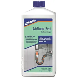 Lithofin Abfluss-Frei Abflussreiniger 1 L