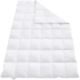 REGINA HOME SLEEP LIVING EST. 1967 Daunendecke, Sommerdecke, 135x200cm, 6x8 Karos, 90% Daunen 10% Federn, 250g