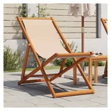 vidaXL Gartenstuhl 62 x 112 x 87 cm beige