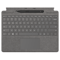 Microsoft Surface Pro Signature Keyboard platin mit Surface Slim Pen 2