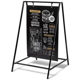 Showdown Displays Showdown Kreidetafel Kundenstopper Swing - 50x70cm - Schwarz