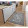 HANSE HOME "Bon Appetit", grau (grau,creme), B:92cm H:5mm L:150cm, Polypropylen (PP), Teppiche, Läufer, Rutschfest, Küchenteppich, Küche, Teppich, Pflegeleicht