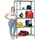 Proregal Schwerlastregal Big Muli HxBxT 200 x 120 x 50 cm 5 Fachböden Fachlast 200 kg Grau