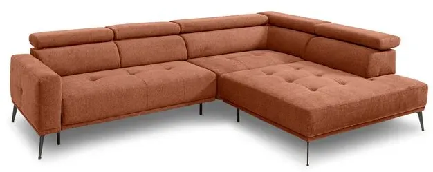 SOMETA Ecksofa Monterrey Stoff Terra