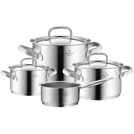 WMF Gourmet Plus Topf-Set 4-tlg. 3 x Kochtopf + Stielkasserolle