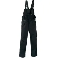 Big Arbeitsschutz BIG-TEXXOR-Workwear, Canvas-Arbeits-Berufs-Latz-Hose, Amazonas, 320g/m2, schwarz/schwarz,