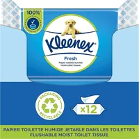 Kleenex Fresh Wet Toilettenpapier 12 x 42 Blatt