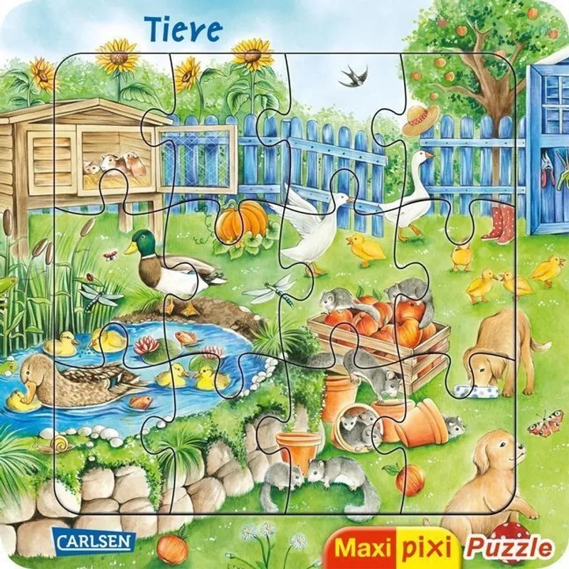 Carlsen - Maxi Pixi Puzzle - Maxi Pixi: Maxi-Pixi-Puzzle: Tiere