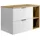 rodan fabryka mebli Waschbeckenunterschrank 80 x 57 cm Weiß/Gold