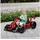 Homcom Elektro Gokart 24 V 6-12km/h rot