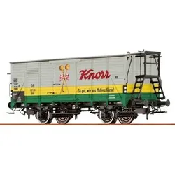 BRAWA 49732 H0 Gedeckter Güterwagen G10 „Knorr”, DB, Ep. III