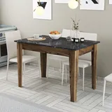 Skye Decor Kiev 110 x 75 x 72 cm Nussbaumfarbe/schwarz