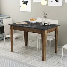 Skye Decor Kiev 110 x 75 x 72 cm Nussbaumfarbe/schwarz