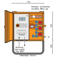 Merz Verteilerschrank M-VEV 63/211-6/V2/X - 44 kVA