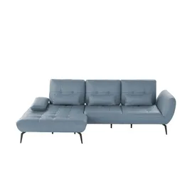 Vito Eckcouch Flachgewebe 3-Sitzer Beige
