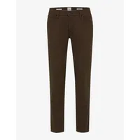 Brax Herren Five-Pocket-Hose Style CHUCK NOUGAT, dunkelbraun, Gr. 35/34
