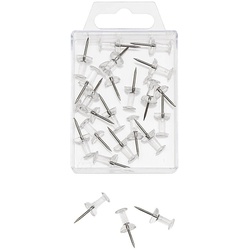 WEDO Pinnnadeln transparent