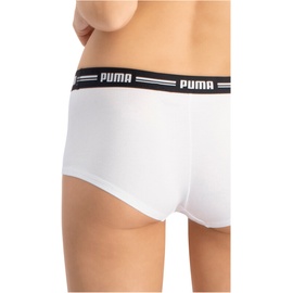 Puma Damen Mini Shorts - Iconic, Soft Cotton Modal Stretch, Vorteilspack Weiß XL