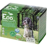 Croci Eco Hundewindel – Windeln für männliche Hunde – Hundeunterhosen zum Pinkeln – biologisch abbaubar, geruchshemmend, Einweg-Hundewindeln, 10 Stück, Größe XL, 36–62 cm