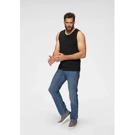 MAN'S WORLD Muscleshirt MAN'S WORLD, Herren, Gr. 4XL (68/70), schwarz, Single Jersey, Obermaterial: 100% Baumwolle, unifarben, Basic, Basic schmal, Rundhals, Shirts, schmal geschnitten, Rundhalsausschnitt, aus 100% Baumwolle