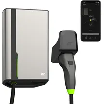 Green Cell HabuDen Wallbox Wandladestation Typ 2 (22 kW, 32 A) 5 m