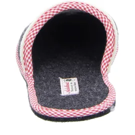 ADELHEID Glückspilz Filzpantoffeln, Farbe:Rabenschwarz, Größe:42/43 - 42/43 EU