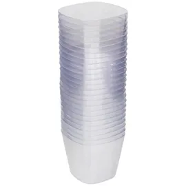 Papstar Starpak 50 Fingerfood - Schalen, PS eckig 50 ml 5 cm x 4,5 cm x 4,5 cm