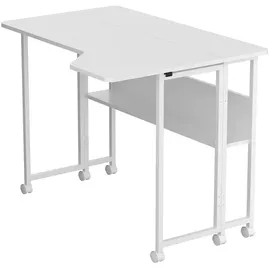 Maclean Brackets Schreibtisch Klappbar Weiß