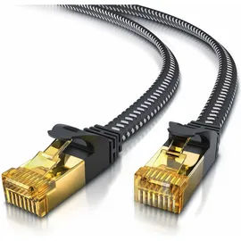 Primewire CAT 7 mit Braiding, Gigabit Ethernet LAN Kabel 10 Gbit/s U/FTP PIMF, Netzwerkkabel - 30m